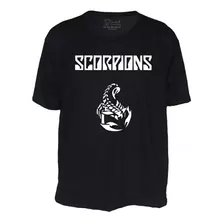 Camisa Scorpions Rock Banda E Frt
