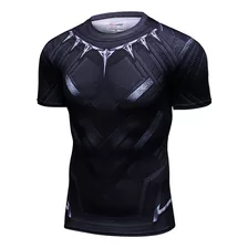 Playera Camisa Black Panther Avengers Marvel Cosplay Licra