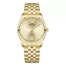Relógio Backer Feminino Ref: 10303145f Ch Clássico Dourado