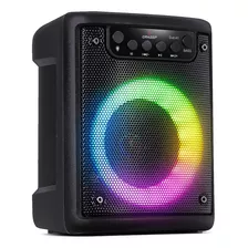 Caixa De Som Bluetooth Amplificada Led Rgb Potente Portátil 