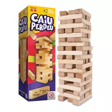 Jogo De Mesa - Caiu Perdeu - Madeira Original Pais E Filhos