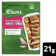 Condimento Sabor Al Horno Knorr Romero Y Tomillo 21 G