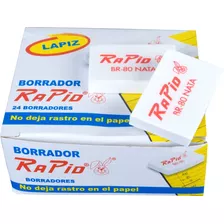 Borrador Rapid Nata Br-80 Caja X 24 Unidades