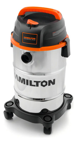 Aspiradora Industrial 1300w 19lt Hamilton Hai001 Color Naranja Plateado/negro/naranja