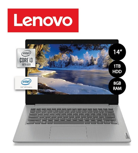 Laptop Lenovo Ideapad 3 14iml05, I3, 8gb, 1tb Hdd, 14 Hd