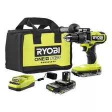 Kit De Taladro Percutor Ryobi One+ Con Cargador Y Batería