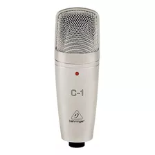 Micrófono Behringer C-1 Condensador Cardioide Color Plata