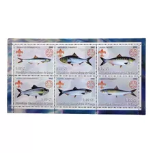 Congo Peces, Bloque 6 Sellos 2002 Mint L7444