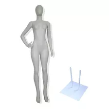 1manequim Feminino Pose Branco 3 Braços Com Base