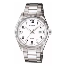Reloj Para Hombre Casio Mtp_1302d_7bv Plateado Color Del Fondo Blanco