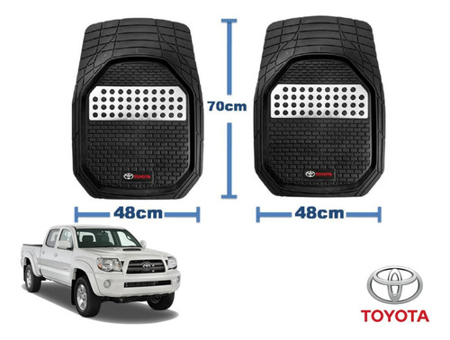 Tapetes 3d Logo Toyota + Cubre Volante Tacoma 2006 A 2015 Foto 4