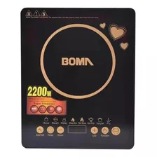 Anafe De Inducción Boma Panel Táctil Digital 2200w Rápido Color Negro