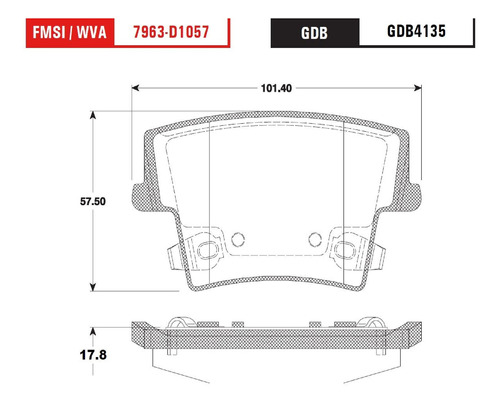 Balatas Traseras Dodge Charger 2006-2007-2008-2009 3.5l Trw Foto 2