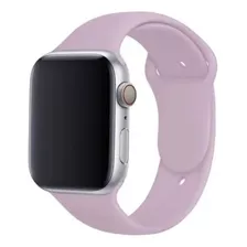 Pulseira Sport Compatível Apple Watch Serie 8 41mm 45mm Top Cor Nude Largura 45 Mm