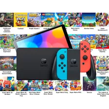 Nintendo Switch Oled Cor Neon Novo + Sd 256gb