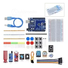 Kit Básico De Inicio Para Arduino Uno + Tutoriales