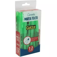 Caneta Marca Texto Gatte 4 Mm - Make+ Cor Verde