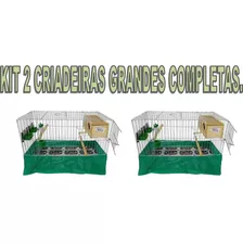 Kit 2 Criadeiras Grandes Completa Para Aves