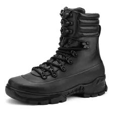 Bota Tática Impermeável Cano Medo Hunter Preto Sbr-t 7006