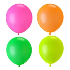 Balão Neon Sortido - Tamanho 9 - 25 Unidades - Pic Pic