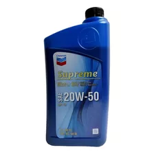 Aceite Motor 20w50 Mineral Supreme Sae Api Sp Chevron 946 Ml