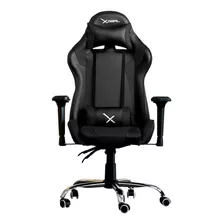 Silla De Escritorio Xzeal Xz10 Gamer Ergonómica Negra