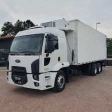 Ford Cargo 2429 6x2 Baú Câmara Fria 2017 Caminhão 290 Truck