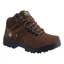 Bota Masculina Couro Adventure Cano Curto Trilhas Resistente