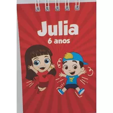 30 Bloquinhos Personalizados 10x7cm + 30 Canetas