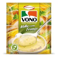 10 Sopas Vono Milho Com Frango Sachê 18g