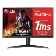 Monitor Gamer LG Ultragear 27gn750-b 1ms 240hz