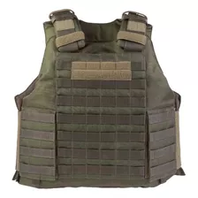 Chaleco Molle Tactico Funda Porta Placa Verde + Clip Negro