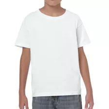 Camiseta Infantil Juvenil Criança Branca Ou Preta Tam 2 A 14