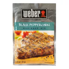 4 Pack Sazonador Black Peppercorn Weber 31 Grs