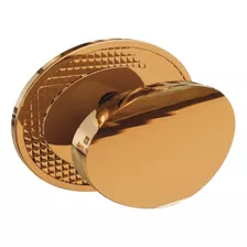 Puxador Beetle Com Base Granada Gold Zen Design Cor Dourado