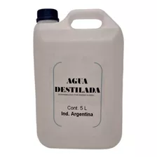 Agua Desionizada Por Osmosis Inversa X5 Lts - Salttech