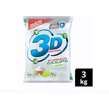 Detergente Polvo 3d Limón 3kg - Kg a $9300