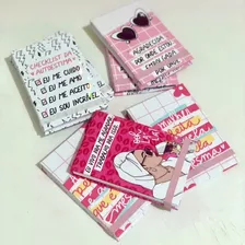 Kit 3 Mini Caderno De Lembrança -dia Da Mulher Personalizado