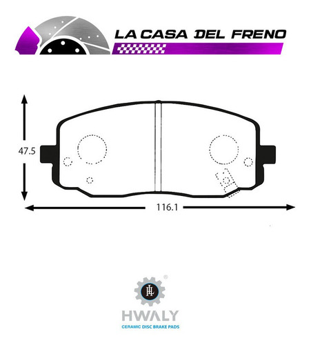 Pastilla Frenos Delantera Para Picanto 06 1.1 2009 G4hgba24 Foto 3