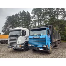 Scania 113 6x4 Traçada 1996 Plataforma Motor E Câmbio Novos.