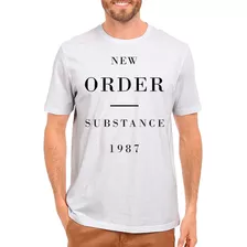 Camiseta New Order Substance 1987 - Tam Egg 100% Algodão