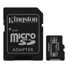 Tarjeta De Memoria Microsd Kingston Canvas Select Plus 32gb