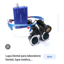 Lupas Binoculares Dental 2.5x420 Con Luz Batería Maletin