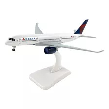 Avion A350-900 Delta Airlines Escala 1:350 / 19cms. Metalico