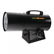 Calefactor Cañon Uso Industrial Gas Lp 60,000 Btu Heat Wave Color Negro