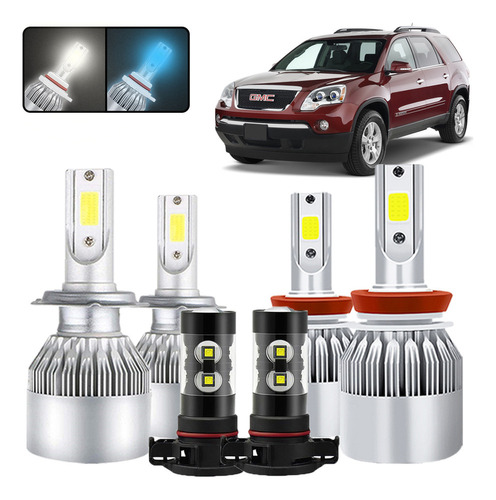 Kit Focos Led Fzpjjnb 9012 Para Gmc Acadia 2013-2019 GMC Acadia