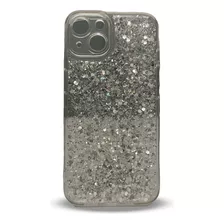 Funda Glitter Plata Para Todos Los Modelos De iPhone