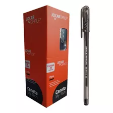 Caneta My Tech 0,7mm Cx-25 Jocar Office Cor Preto