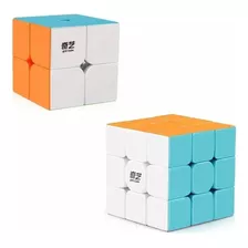 Pack 2 Cubos Tipo De Qiyi 2x2, 3x3