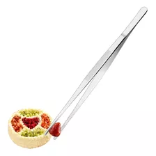 Kitchen Tweezers Stainless Steel 8 Inch Long Tweezers Tongs,